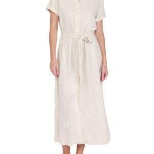 DEX Linen Button Up Maxi Dress